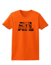 ATL Atlanta Text Womens T-Shirt by TooLoud-Womens T-Shirt-TooLoud-Orange-X-Small-Davson Sales