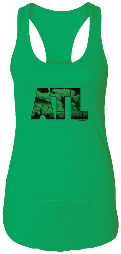 ATL Atlanta Text Womens Tank Top by TooLoud