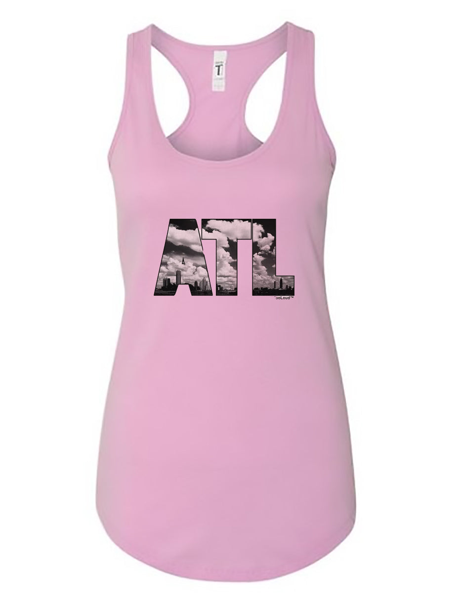 ATL Atlanta Text Womens Tank Top by TooLoud