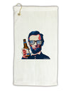 Abraham Drinkoln Micro Terry Gromet Golf Towel 16 x 25 inch-Golf Towel-TooLoud-White-Davson Sales