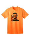 Abraham Drinkoln: Premium Adult T-Shirt for the Modern Connoisseur-Mens T-shirts-TooLoud-Neon-Orange-Small-Davson Sales