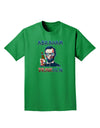 Abraham Drinkoln with Text Adult Dark T-Shirt-Mens T-Shirt-TooLoud-Kelly-Green-Small-Davson Sales