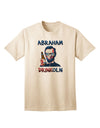 Abraham Drinkoln with Text - Premium Adult T-Shirt for Casual Wear-Mens T-shirts-TooLoud-Natural-Small-Davson Sales