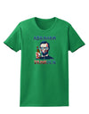 Abraham Drinkoln with Text Womens Dark T-Shirt-TooLoud-Kelly-Green-X-Small-Davson Sales