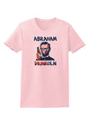 Abraham Drinkoln with Text Womens T-Shirt-Womens T-Shirt-TooLoud-PalePink-X-Small-Davson Sales