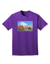 Abstract Sedona Adult Dark T-Shirt-Mens T-Shirt-TooLoud-Purple-XXXX-Large-Davson Sales