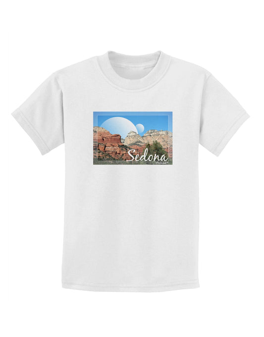 Abstract Sedona Childrens T-Shirt-Childrens T-Shirt-TooLoud-White-X-Large-Davson Sales