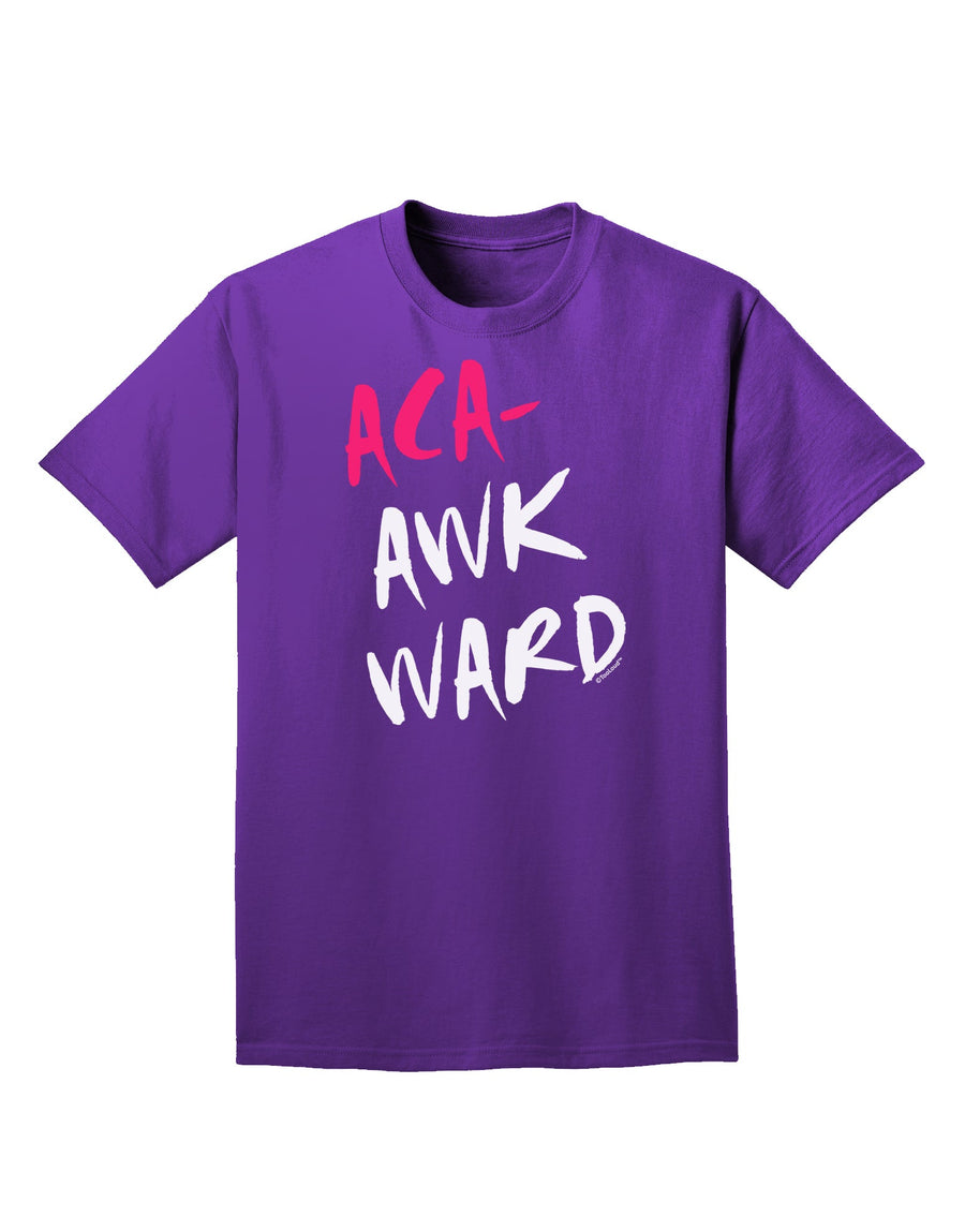 Aca-Awkward Adult Dark T-Shirt-Mens T-Shirt-TooLoud-Black-Small-Davson Sales