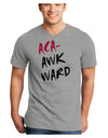 Aca-Awkward Adult V-Neck T-shirt-Mens V-Neck T-Shirt-TooLoud-HeatherGray-Small-Davson Sales