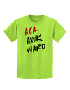 Aca-Awkward Childrens T-Shirt-Childrens T-Shirt-TooLoud-Lime-Green-X-Small-Davson Sales