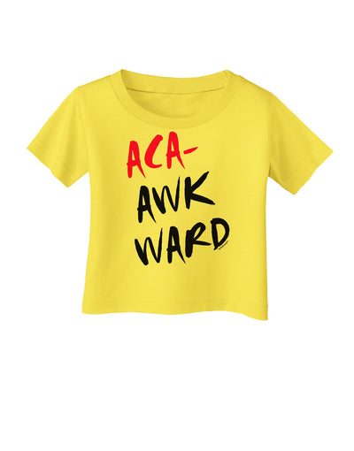 Aca-Awkward Infant T-Shirt-Infant T-Shirt-TooLoud-Yellow-06-Months-Davson Sales