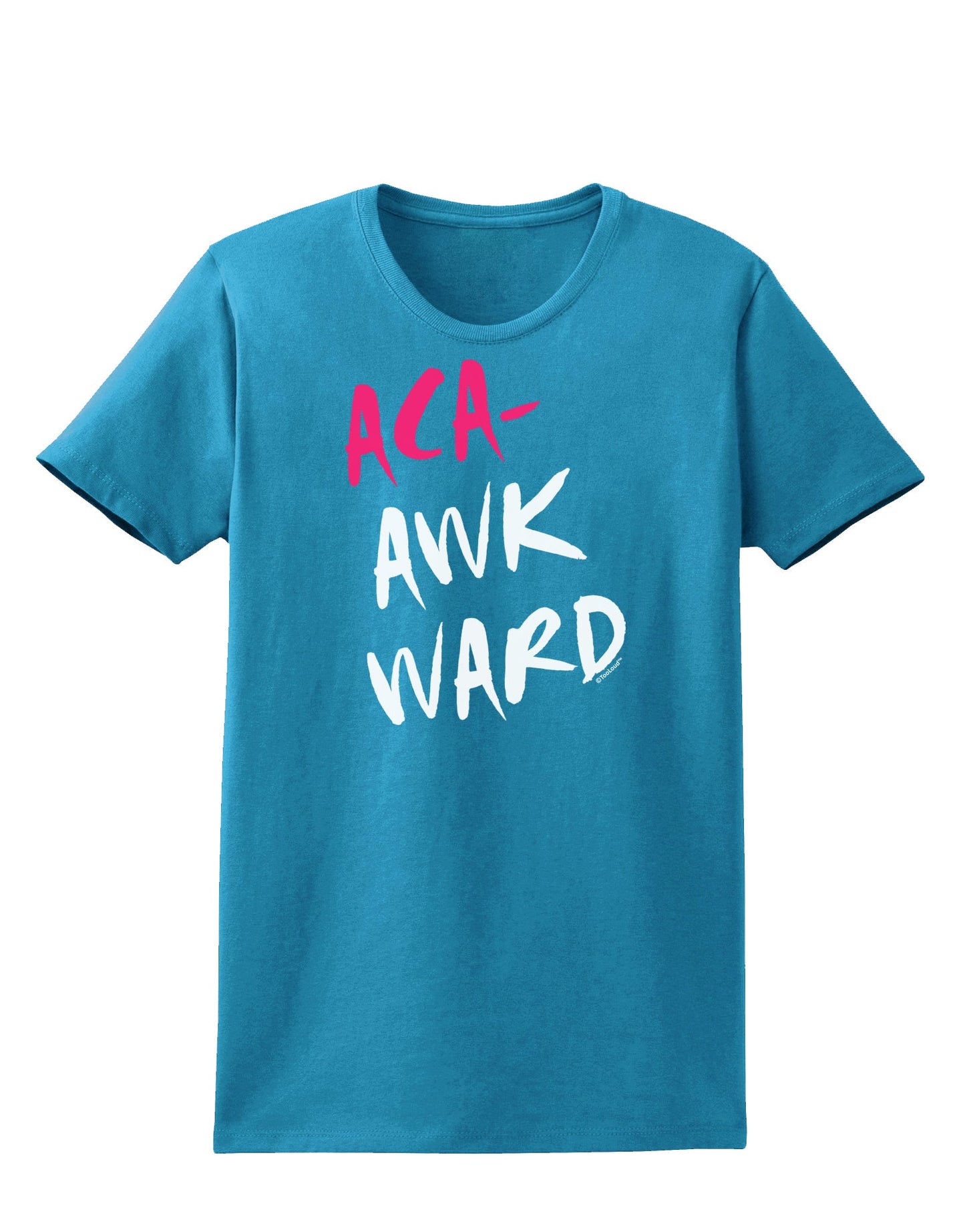 Aca-Awkward Womens Dark T-Shirt-TooLoud-Turquoise-X-Small-Davson Sales