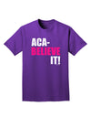 Aca Believe It Adult Dark T-Shirt-Mens T-Shirt-TooLoud-Purple-Small-Davson Sales