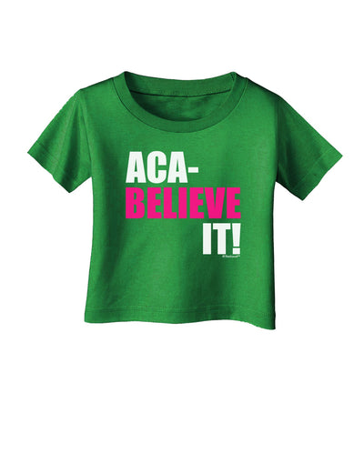 Aca Believe It Infant T-Shirt Dark-Infant T-Shirt-TooLoud-Clover-Green-06-Months-Davson Sales