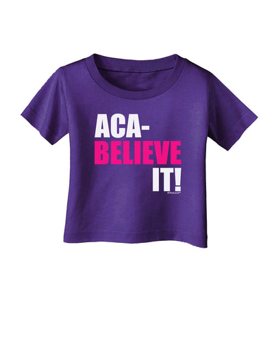 Aca Believe It Infant T-Shirt Dark-Infant T-Shirt-TooLoud-Purple-06-Months-Davson Sales