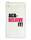 Aca Believe It Micro Terry Gromet Golf Towel 16 x 25 inch-Golf Towel-TooLoud-White-Davson Sales