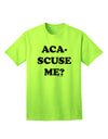 Aca-Scuse Me Adult T-Shirt-Mens T-Shirt-TooLoud-Neon-Green-Small-Davson Sales