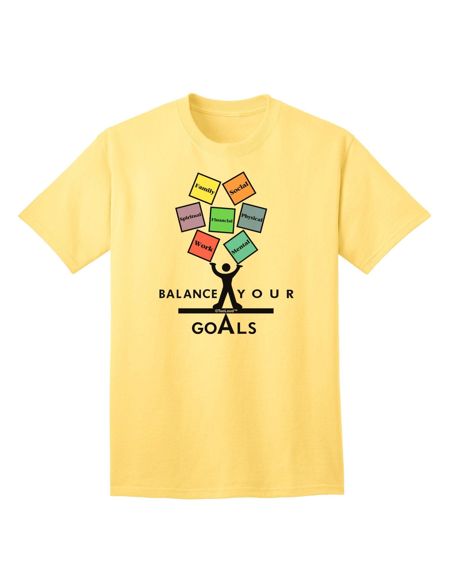 Achieve Equilibrium with our Adult T-Shirt Collection-Mens T-shirts-TooLoud-Yellow-XXXX-Large-Davson Sales