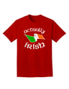 Actually Irish Adult Dark T-Shirt-Mens T-Shirt-TooLoud-Red-Small-Davson Sales