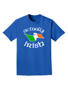 Actually Irish Adult Dark T-Shirt-Mens T-Shirt-TooLoud-Royal-Blue-Small-Davson Sales