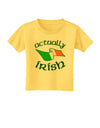 Actually Irish Toddler T-Shirt-Toddler T-Shirt-TooLoud-Yellow-2T-Davson Sales