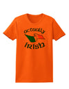 Actually Irish Womens T-Shirt-Womens T-Shirt-TooLoud-Orange-X-Small-Davson Sales