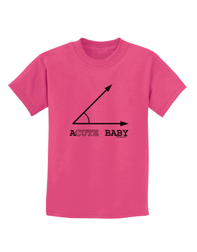 Acute Baby Childrens T-Shirt-Childrens T-Shirt-TooLoud-Sangria-X-Small-Davson Sales