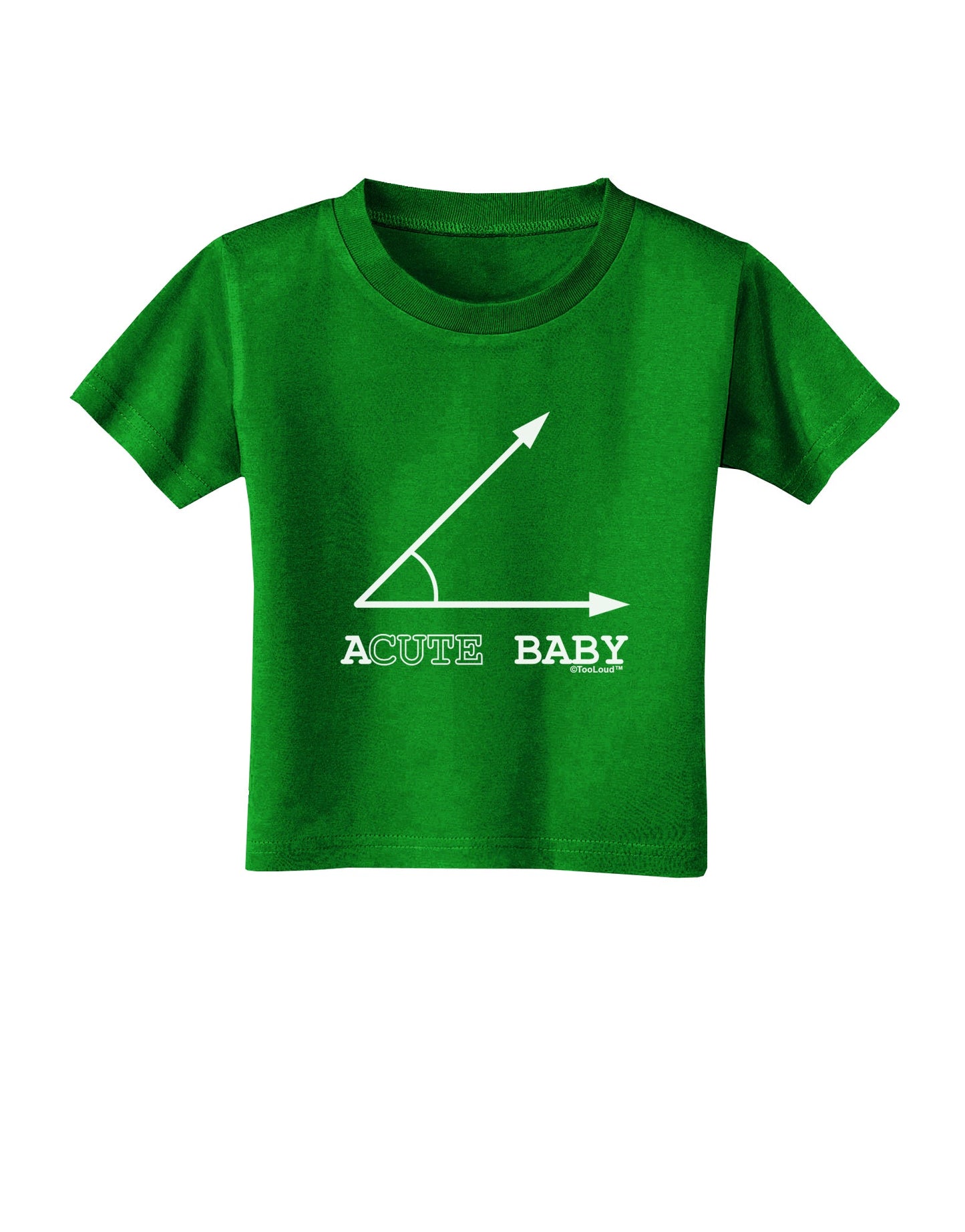 Acute Baby Toddler T-Shirt Dark-Toddler T-Shirt-TooLoud-Clover-Green-2T-Davson Sales