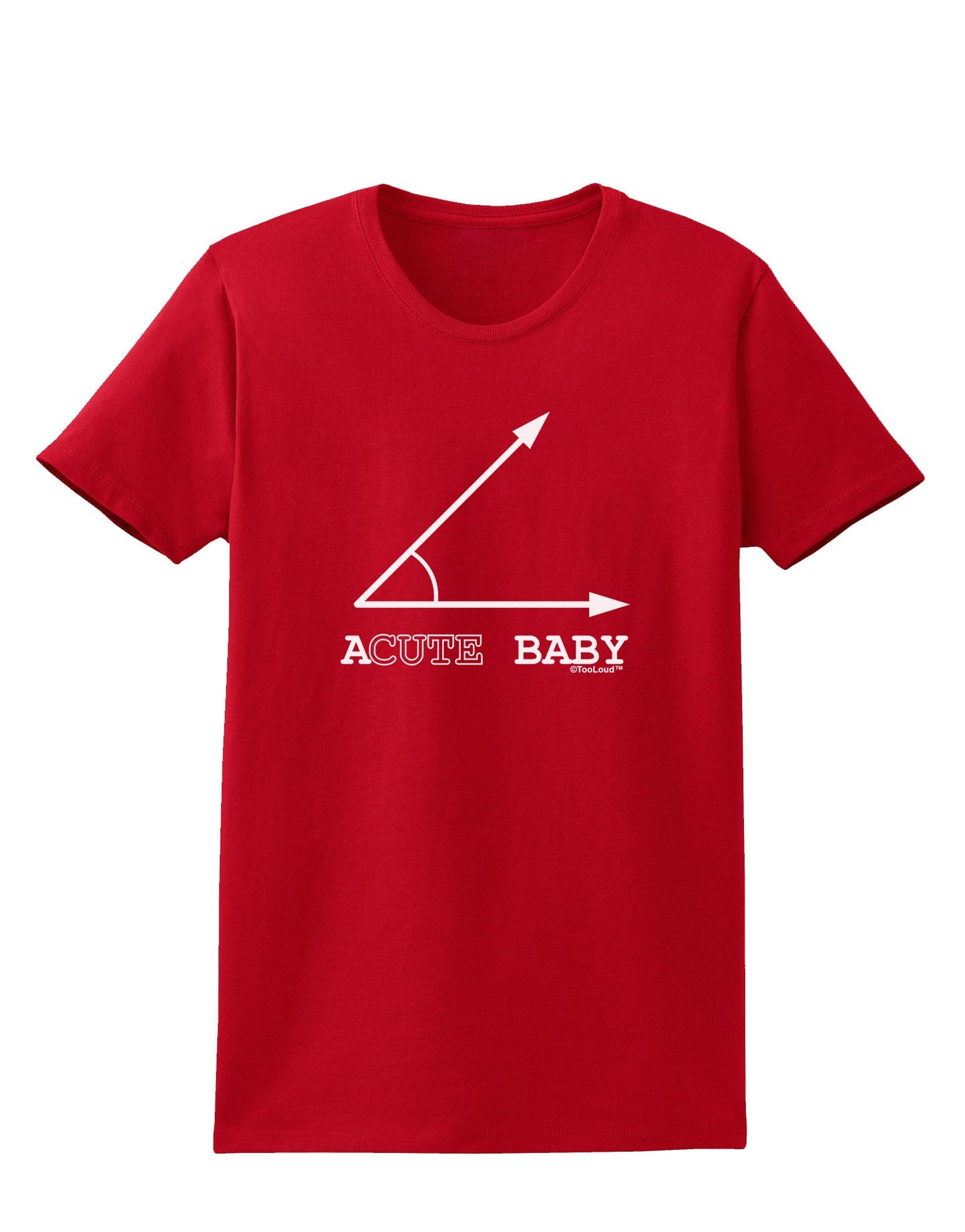 Acute Baby Womens Dark T-Shirt-TooLoud-Red-X-Small-Davson Sales