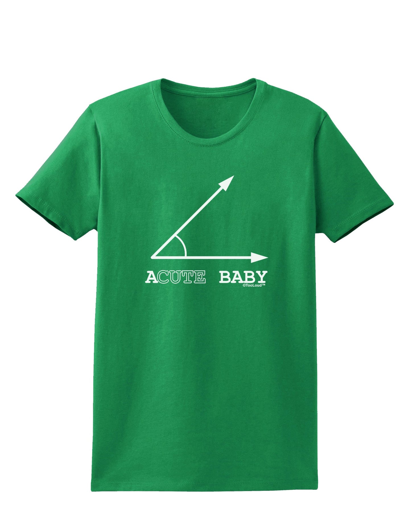 Acute Baby Womens Dark T-Shirt-TooLoud-Kelly-Green-X-Small-Davson Sales