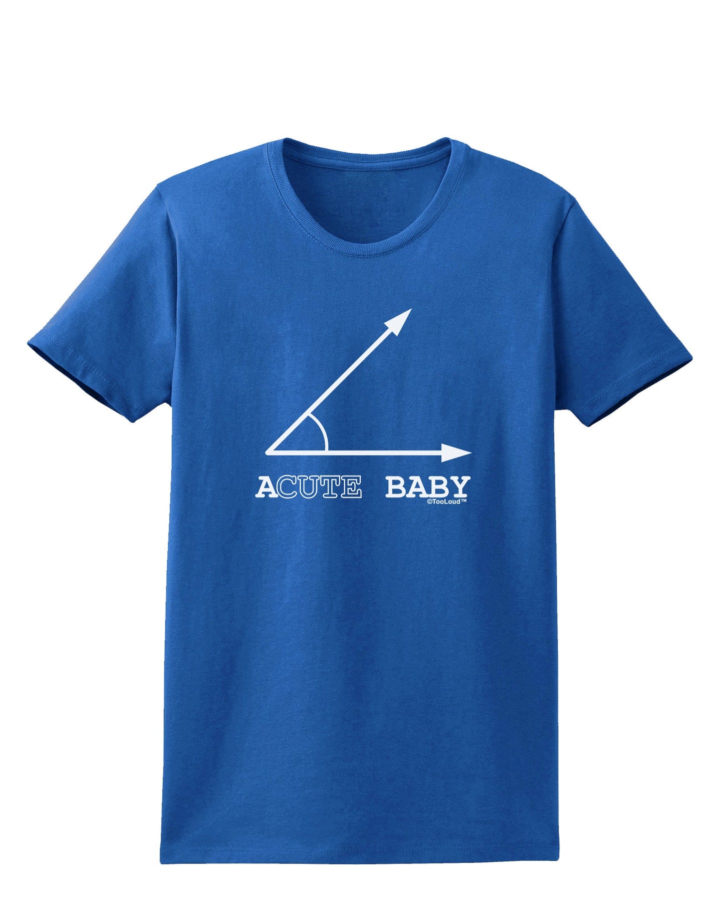 Acute Baby Womens Dark T-Shirt-TooLoud-Royal-Blue-X-Small-Davson Sales