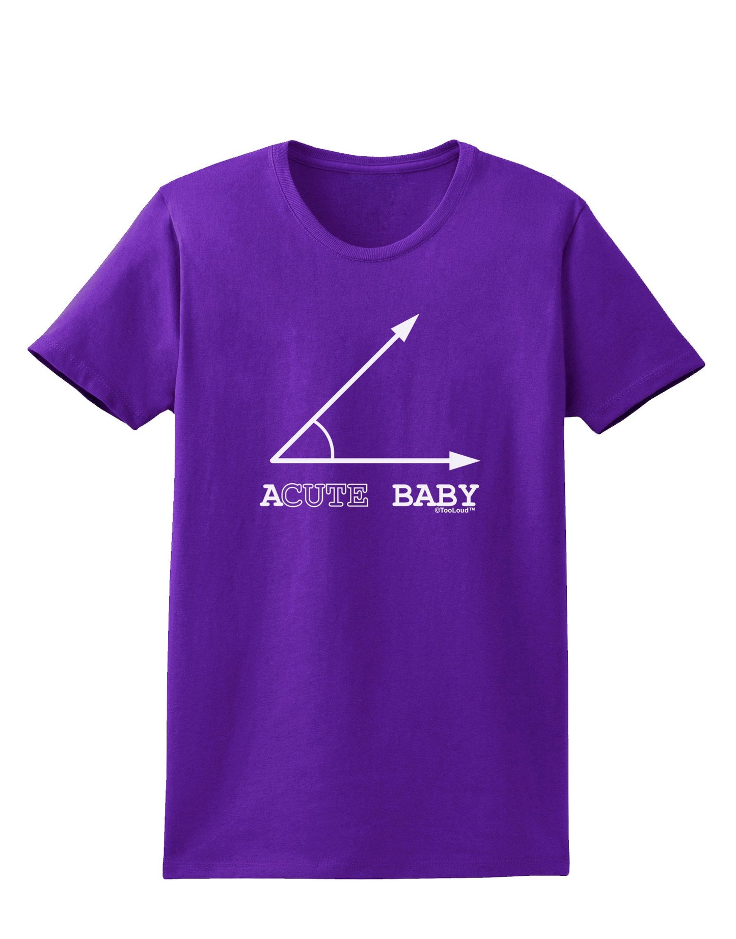 Acute Baby Womens Dark T-Shirt-TooLoud-Purple-X-Small-Davson Sales