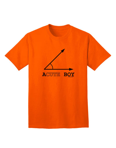 Acute Boy Adult T-Shirt-Mens T-Shirt-TooLoud-Orange-Small-Davson Sales