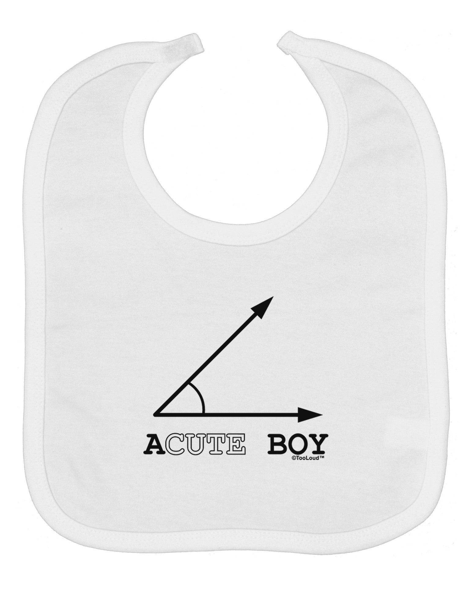 Acute Boy Baby Bib