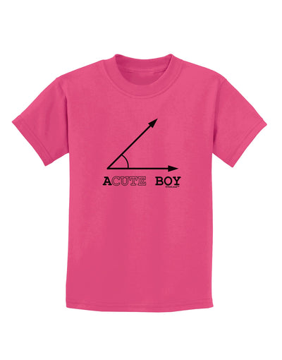Acute Boy Childrens T-Shirt-Childrens T-Shirt-TooLoud-Sangria-X-Small-Davson Sales