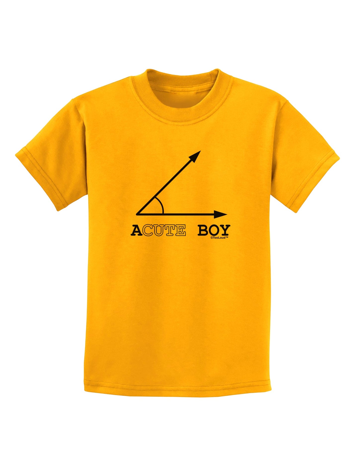Acute Boy Childrens T-Shirt-Childrens T-Shirt-TooLoud-Gold-X-Small-Davson Sales