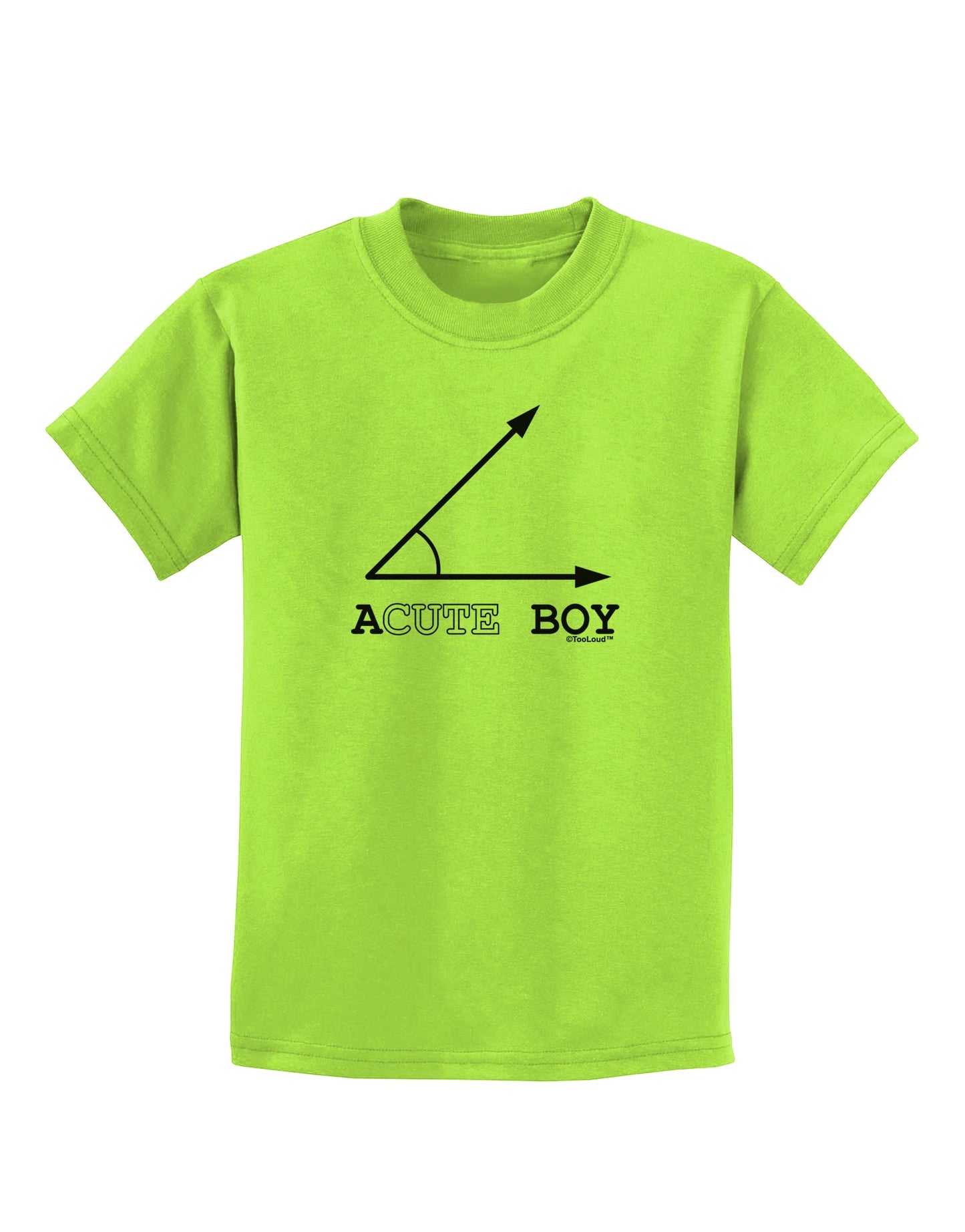 Acute Boy Childrens T-Shirt-Childrens T-Shirt-TooLoud-Lime-Green-X-Small-Davson Sales