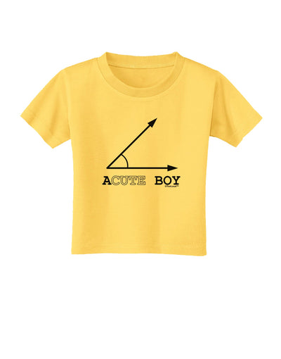 Acute Boy Toddler T-Shirt-Toddler T-Shirt-TooLoud-Yellow-2T-Davson Sales