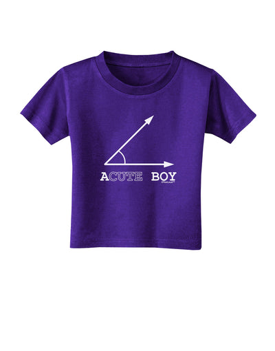 Acute Boy Toddler T-Shirt Dark-Toddler T-Shirt-TooLoud-Purple-2T-Davson Sales