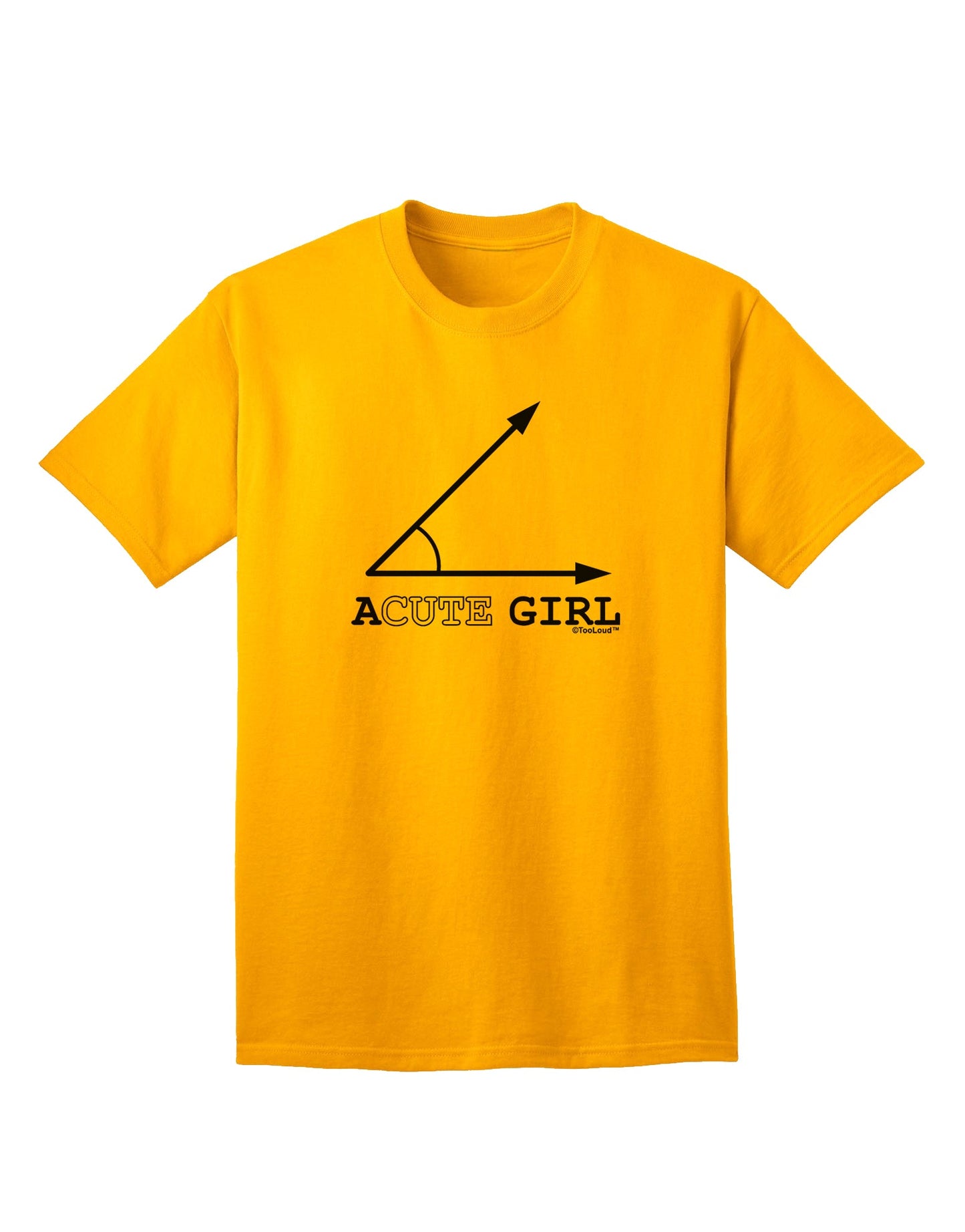 Acute Girl Adult T-Shirt-Mens T-Shirt-TooLoud-Gold-Small-Davson Sales