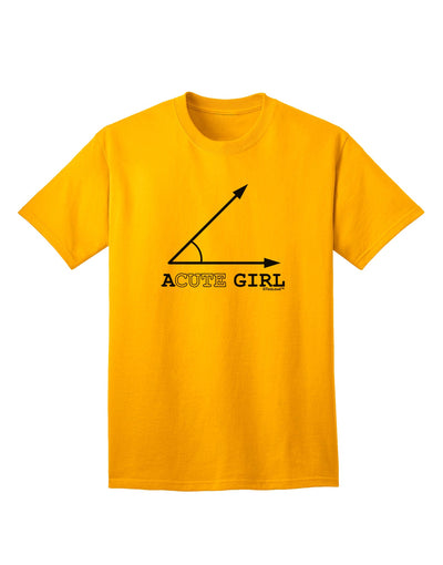Acute Girl Adult T-Shirt-Mens T-Shirt-TooLoud-Gold-Small-Davson Sales