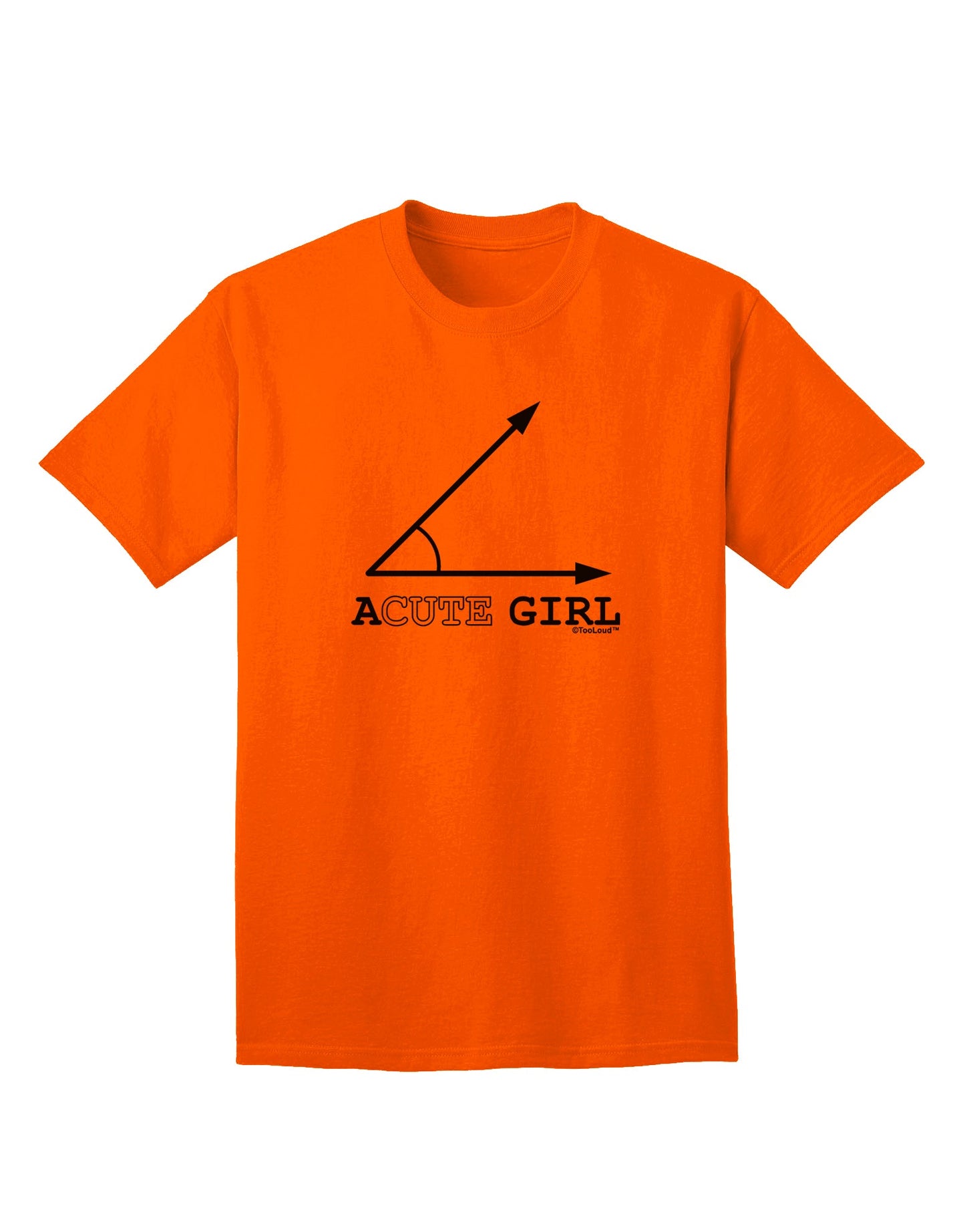 Acute Girl Adult T-Shirt-Mens T-Shirt-TooLoud-Orange-Small-Davson Sales