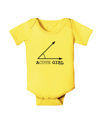 Acute Girl Baby Romper Bodysuit-Baby Romper-TooLoud-Yellow-06-Months-Davson Sales