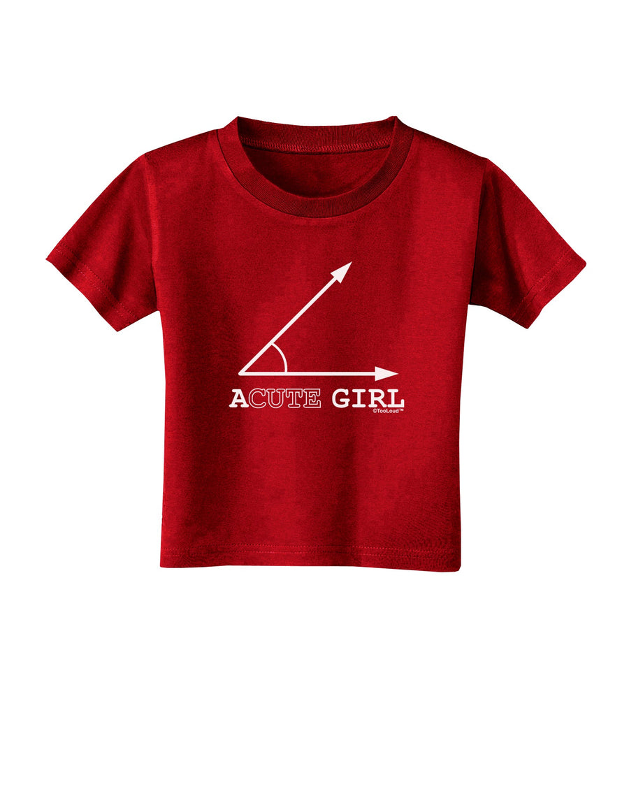 Acute Girl Toddler T-Shirt Dark-Toddler T-Shirt-TooLoud-Black-2T-Davson Sales
