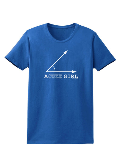 Acute Girl Womens Dark T-Shirt-TooLoud-Royal-Blue-X-Small-Davson Sales