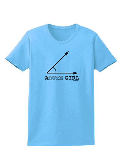 Acute Girl Womens T-Shirt-Womens T-Shirt-TooLoud-Aquatic-Blue-X-Small-Davson Sales