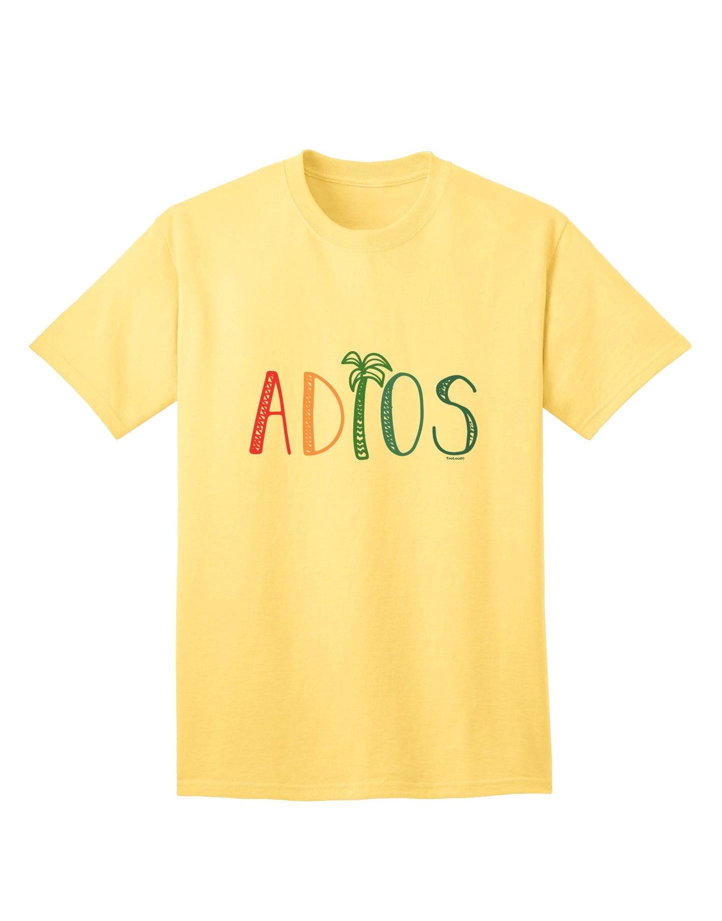 Adios Adult T-Shirt-Mens T-shirts-TooLoud-Yellow-Small-Davson Sales