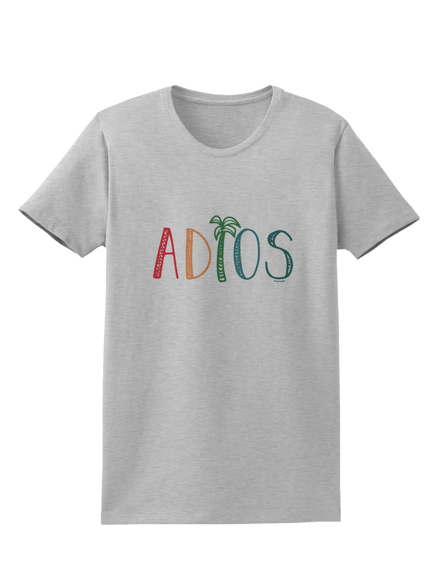 Adios Womens T-Shirt White 4XL Tooloud