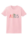 Adios Womens T-Shirt Pale Pink 4XL Tooloud
