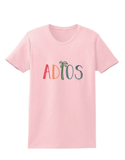 Adios Womens T-Shirt-Womens T-Shirt-TooLoud-PalePink-X-Small-Davson Sales